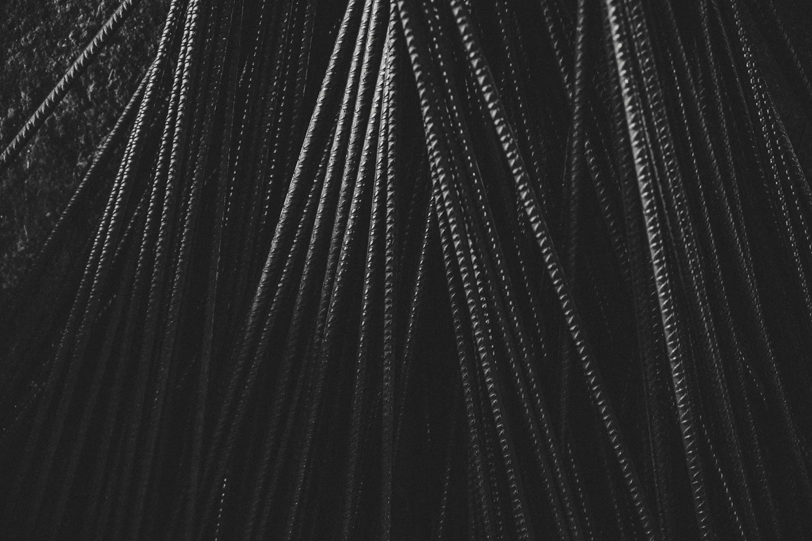 Construction photography — rebar macro — ORIA.FILMS